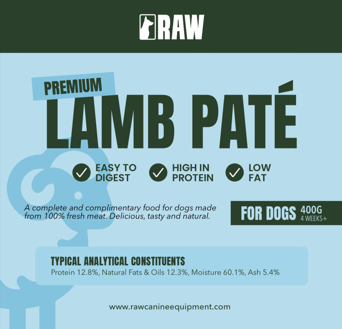 Dog Training Pate - Raw Canine Equipment