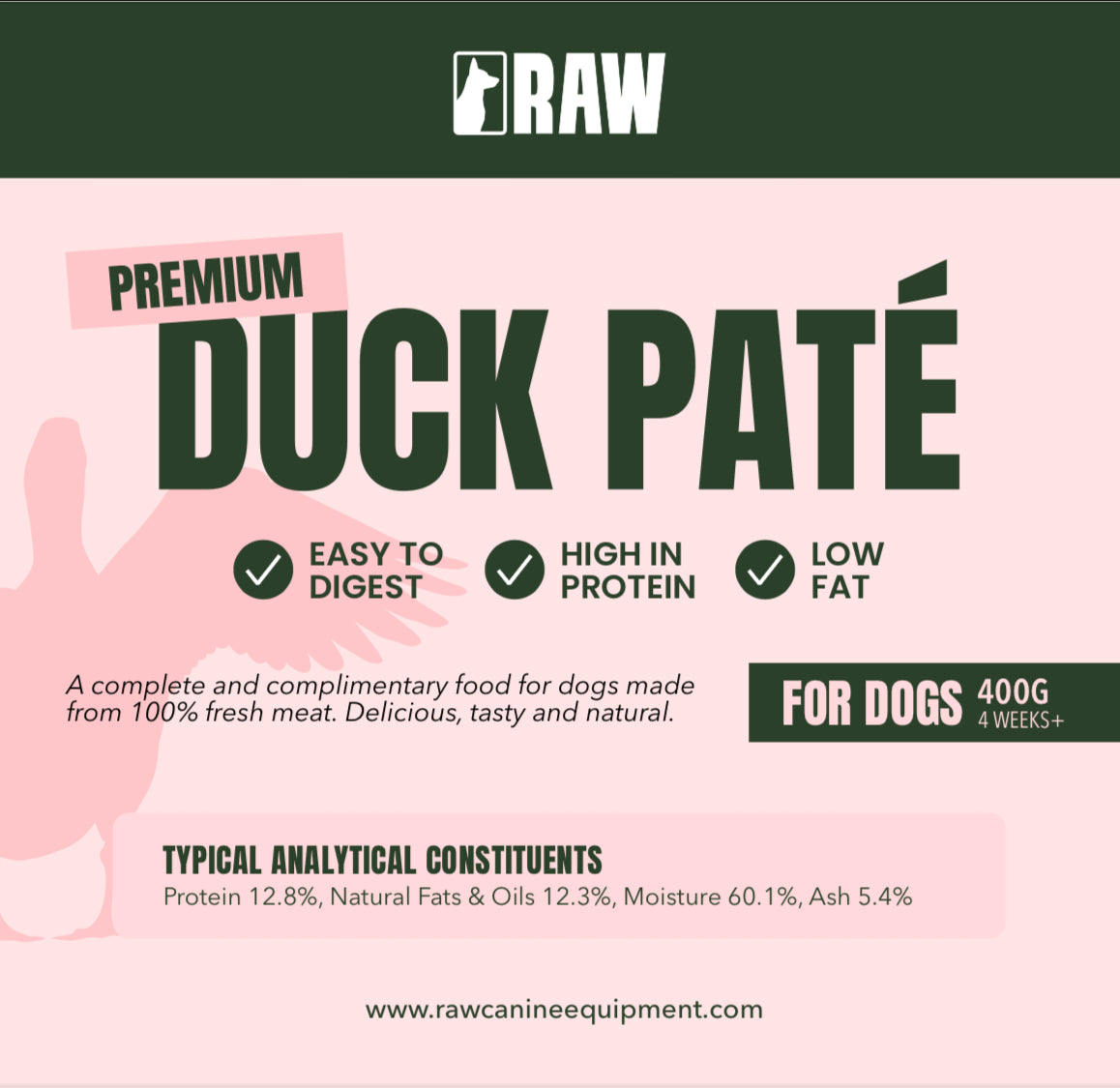 Dog Training Pate - Raw Canine Equipment