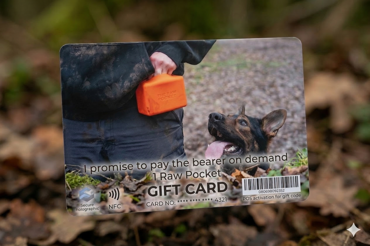 The Raw Pocket Gift Card