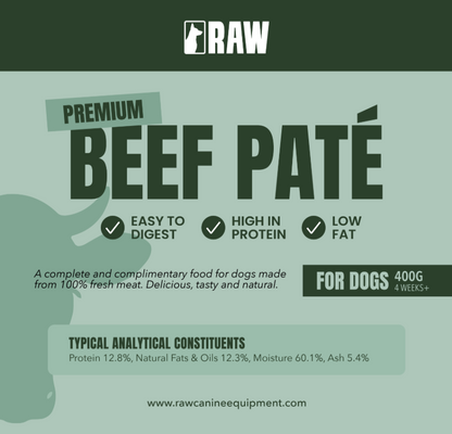 Dog Training Pate - Raw Canine Equipment
