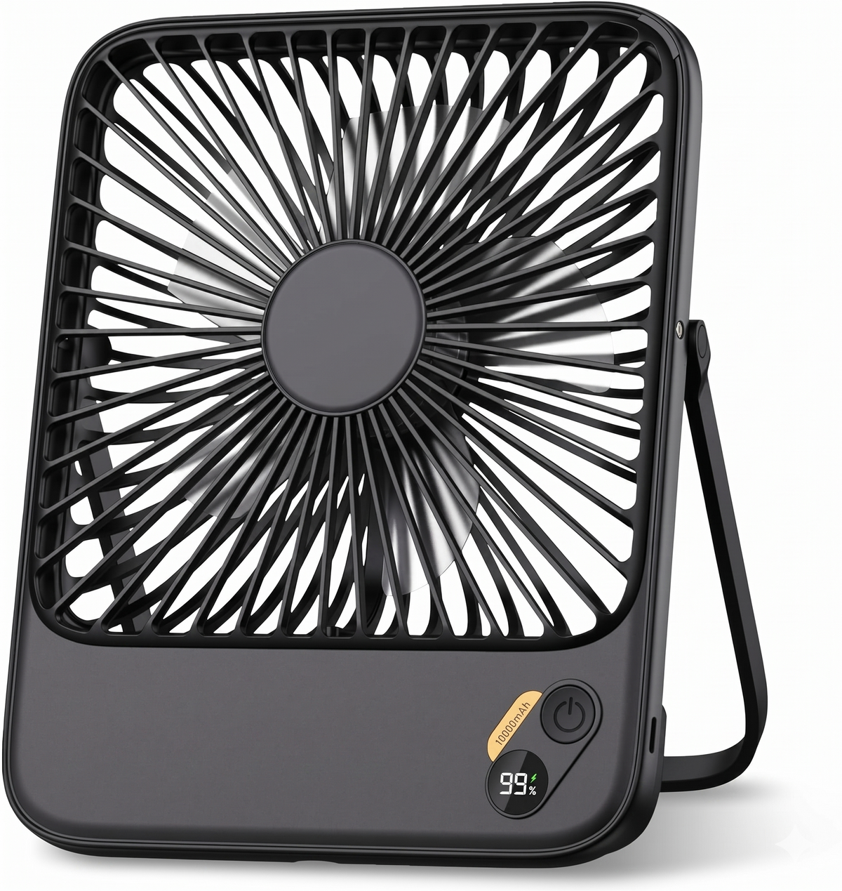 Rechargeable slimline dog crate fan