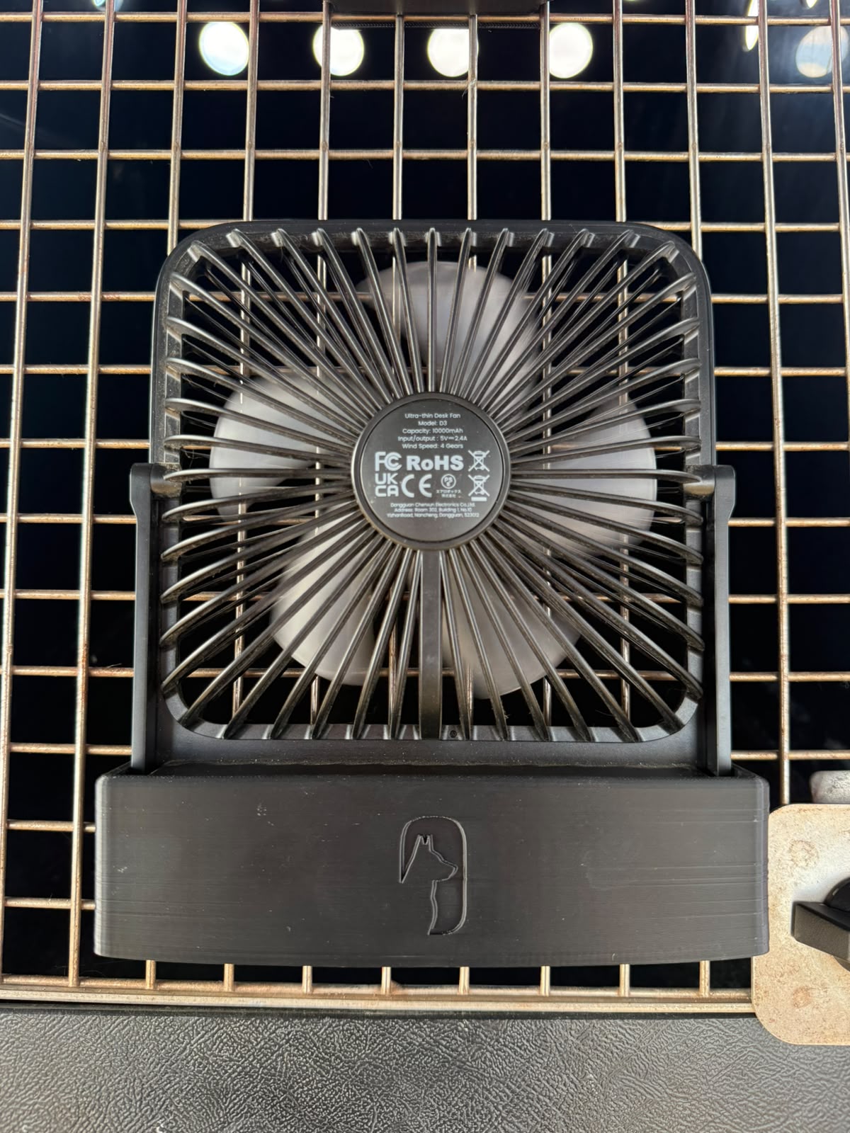 MAX Warmco Rechargeable Crate Fan System (D4)